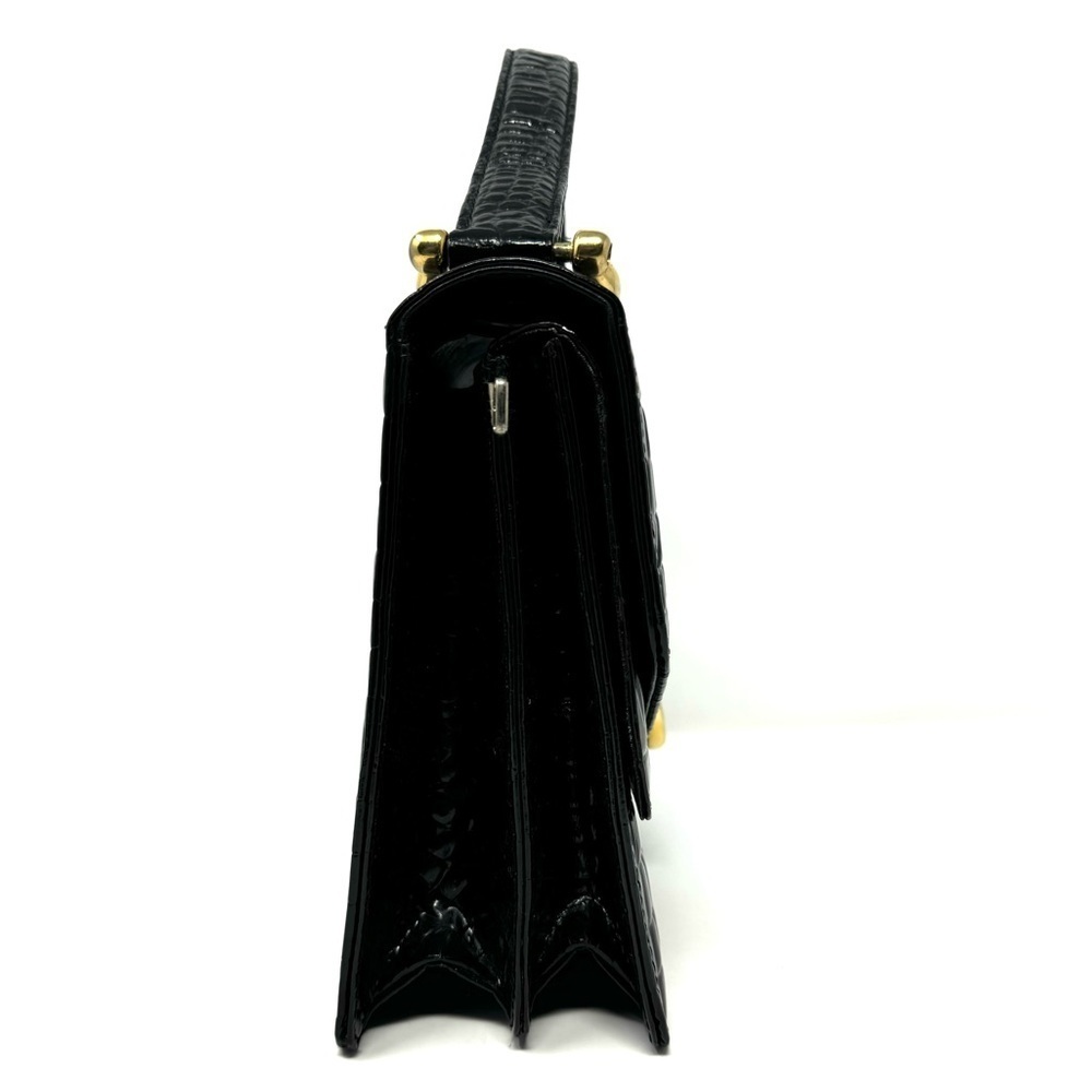 Celine Vintage Black Patent Embossed Crossbody – Extremely Rare, COA Included - Picture 2 of 16